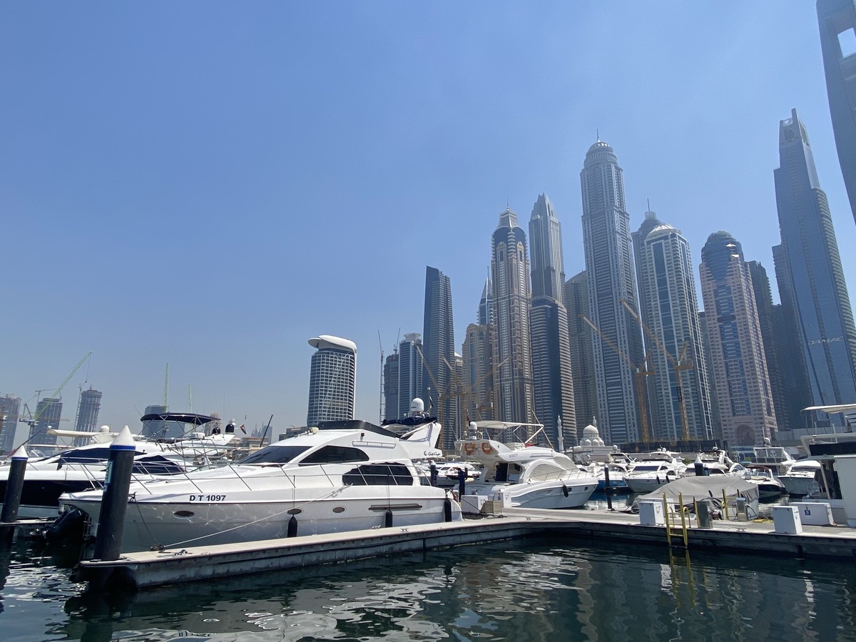 Luxury yacht celebration in Dubai