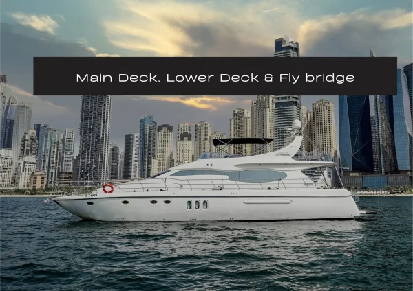 Dubai Luxury Yacht Charter – 75ft