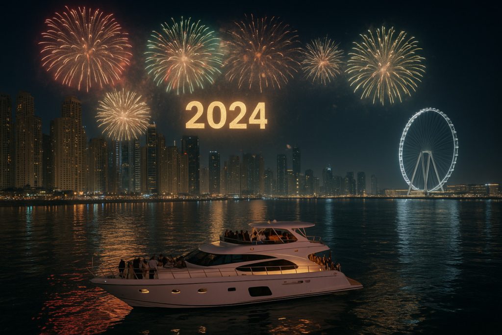 book a yacht dubai new year eve