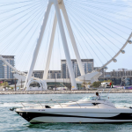 A speed Boat Cruise in Dubai near AIN Dubai with MTS Yachts